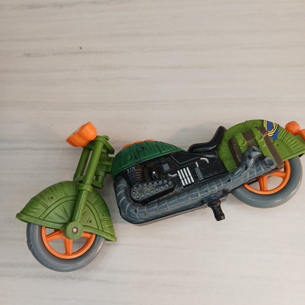 VTG 1989 TMNT Sewer Cycle Motorcycle Action Figure Vehicle READ Teenage Mutant